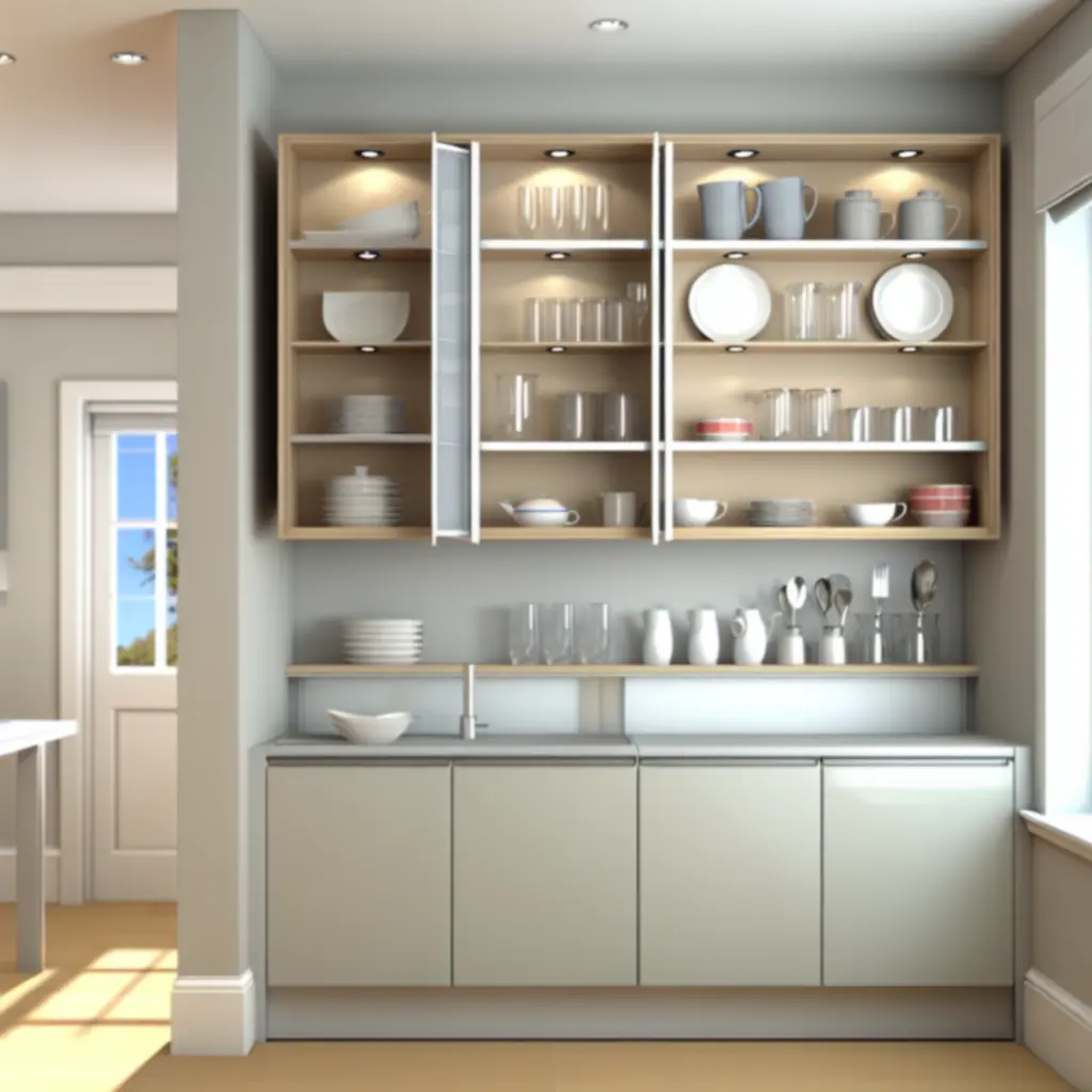 Szafa i szafki kuchenne z funkcjonalnym systemem przechowywania