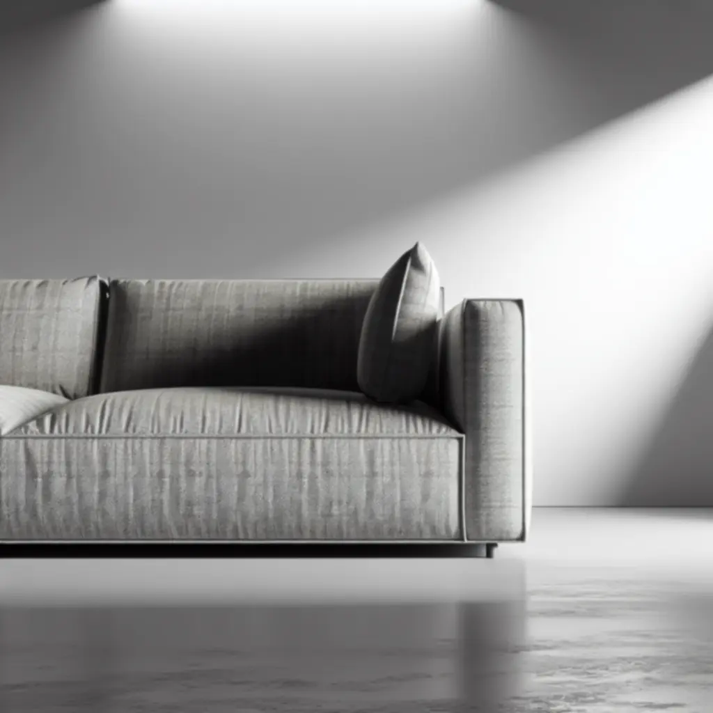 Zbliżenie na sofę Doma Furni z widoczną fakturą tkaniny i detale wykończenia